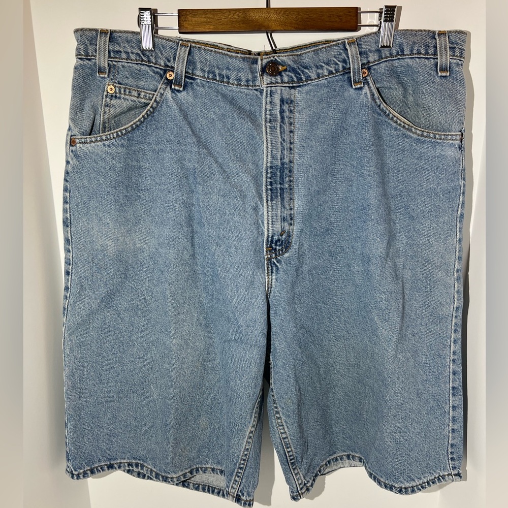 Levi’s 550 denim Jean shorts men’s‎ 42 orange tab